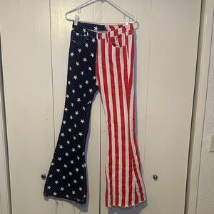 Patriotic Star and Stripe Pants